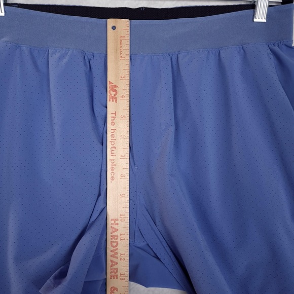 Lululemon Shorts Mens Large Purple Lined Tennis Running Training Mesh Vented - Picture 10 of 16